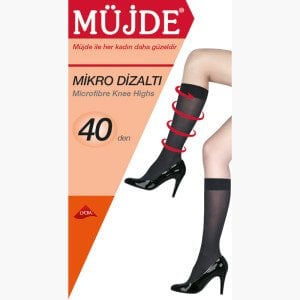 Mikro Dizaltı Çorap (40 denye) 12'li paket